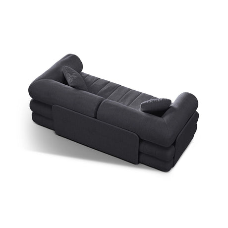 Kemi 3-Sitzer Sofa aus Boucle in Graphit (CORAL 80), 206x95x70 cm von Cosmopolitan Design – Bild 6