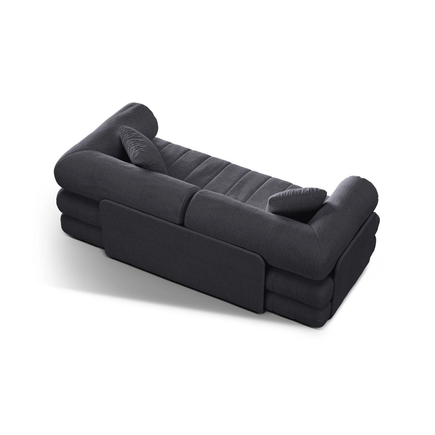 Kemi 3-Sitzer Sofa aus Boucle in Graphit (CORAL 80), 206x95x70 cm von Cosmopolitan Design – Bild 6