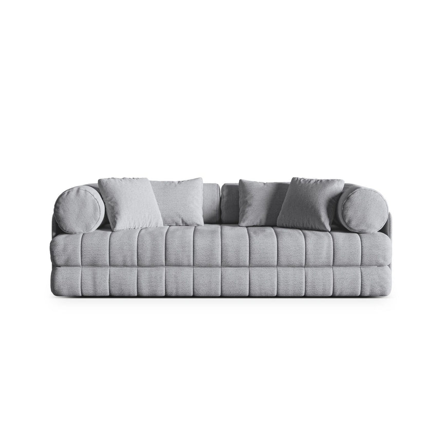 Kemi 3-Sitzer Sofa aus Boucle in Grau (CORAL 75), 206x95x70 cm von Cosmopolitan Design – Bild 1