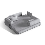Kemi 3-Sitzer Sofa aus Boucle in Grau (CORAL 75), 206x95x70 cm von Cosmopolitan Design – Bild 5