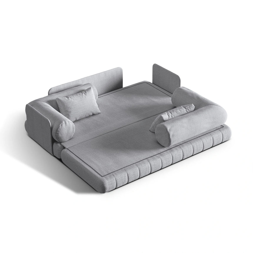 Kemi 3-Sitzer Sofa aus Boucle in Grau (CORAL 75), 206x95x70 cm von Cosmopolitan Design – Bild 5