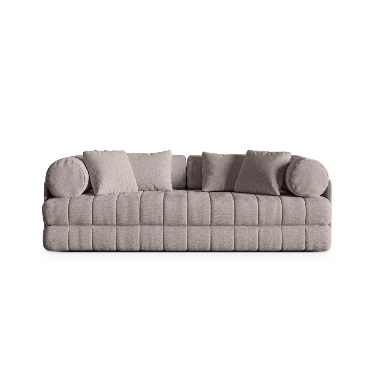 Kemi 3-Sitzer Sofa aus Boucle in Warmes Grau (CORAL 50), 206x95x70 cm von Cosmopolitan Design – Bild 1