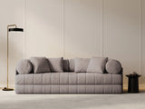 Kemi 3-Sitzer Sofa aus Boucle in Warmes Grau (CORAL 50), 206x95x70 cm von Cosmopolitan Design – Bild 2