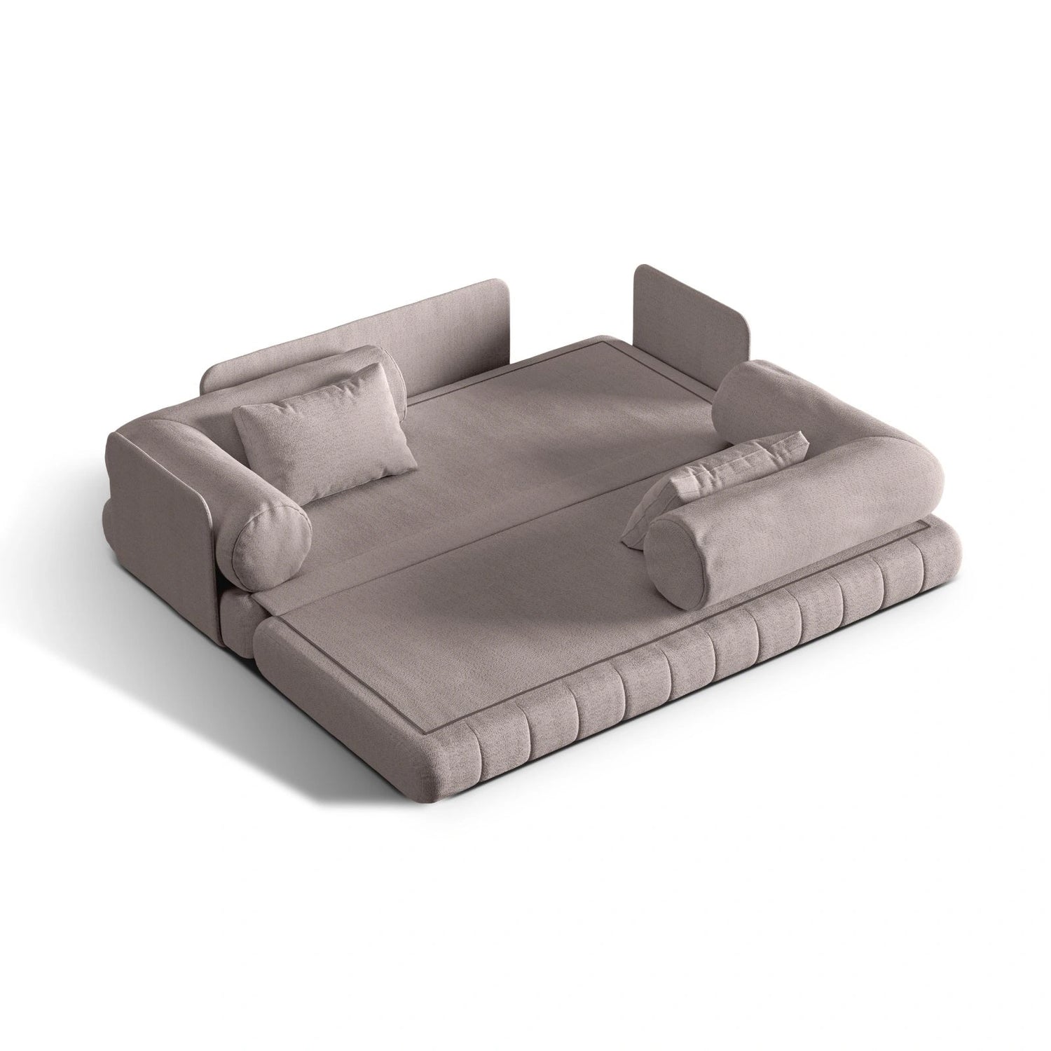 Kemi 3-Sitzer Sofa aus Boucle in Warmes Grau (CORAL 50), 206x95x70 cm von Cosmopolitan Design – Bild 5