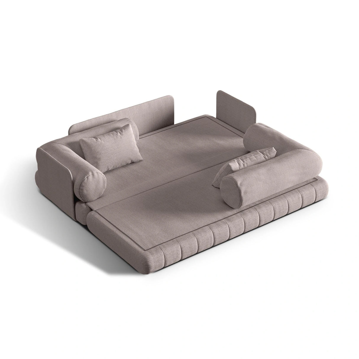 Kemi 3-Sitzer Sofa aus Boucle in Warmes Grau (CORAL 50), 206x95x70 cm von Cosmopolitan Design – Bild 5