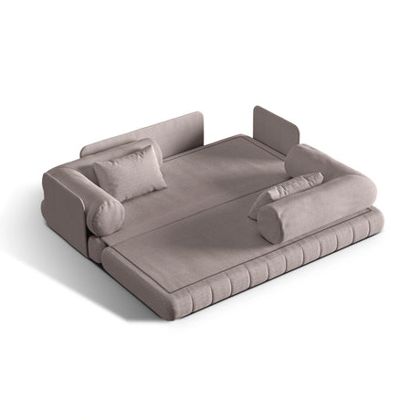 Kemi 3-Sitzer Sofa aus Boucle in Warmes Grau (CORAL 50), 206x95x70 cm von Cosmopolitan Design – Bild 5
