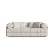 Kemi 3-Sitzer Sofa aus Samt, Boucle oder Chenille, 206x95x70 cm von Cosmopolitan Design – Bild 1