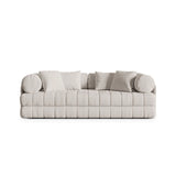 Kemi 3-Sitzer Sofa aus Samt, Boucle oder Chenille, 206x95x70 cm von Cosmopolitan Design – Bild 1