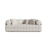 Kemi 3-Sitzer Sofa aus Samt, Boucle oder Chenille, 206x95x70 cm von Cosmopolitan Design – Bild 1