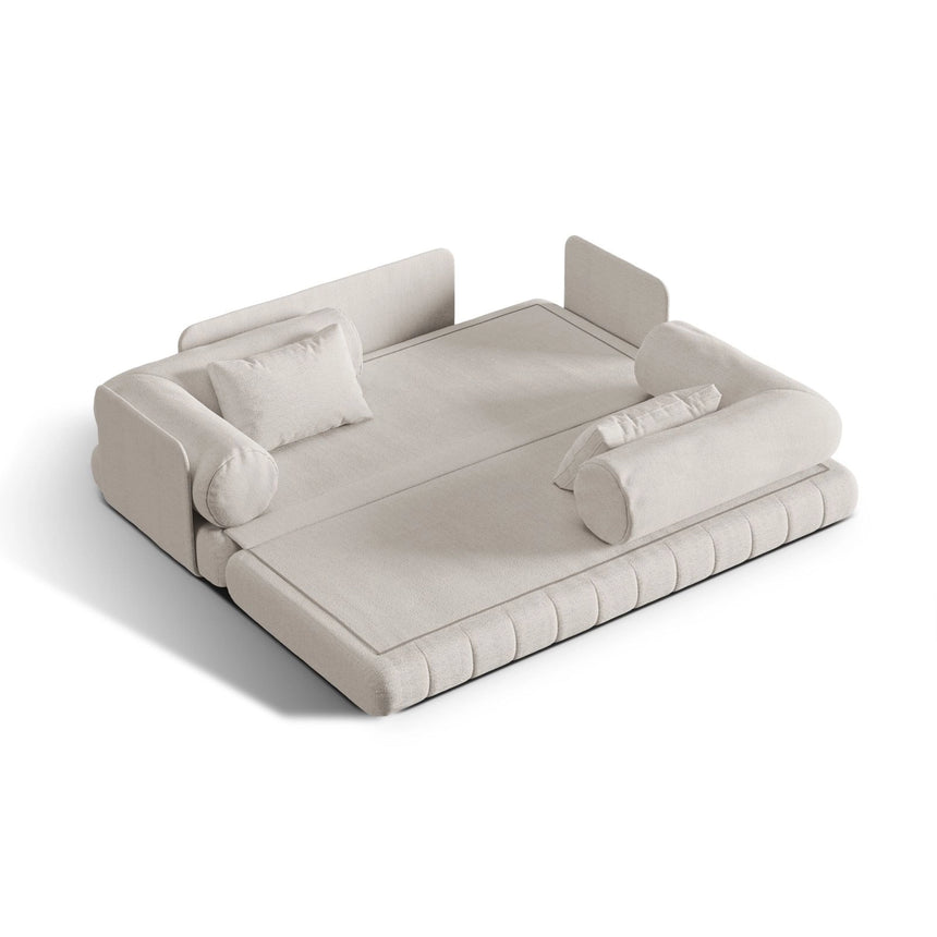 Kemi 3-Sitzer Sofa aus Samt, Boucle oder Chenille, 206x95x70 cm von Cosmopolitan Design – Bild 5