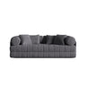 Kemi 3-Sitzer Sofa aus Samt in Dunkelgrau (Salvador 18), 206x95x70 cm von Cosmopolitan Design – Bild 1