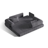 Kemi 3-Sitzer Sofa aus Samt in Dunkelgrau (Salvador 18), 206x95x70 cm von Cosmopolitan Design – Bild 5