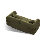 Kemi 3-Sitzer Sofa aus Samt in Grün (Salvador 8), 206x95x70 cm von Cosmopolitan Design – Bild 6