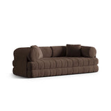 Kemi 3-Sitzer Sofa aus Samt in Schokolade (Salvador 4), 206x95x70 cm von Cosmopolitan Design – Bild 4