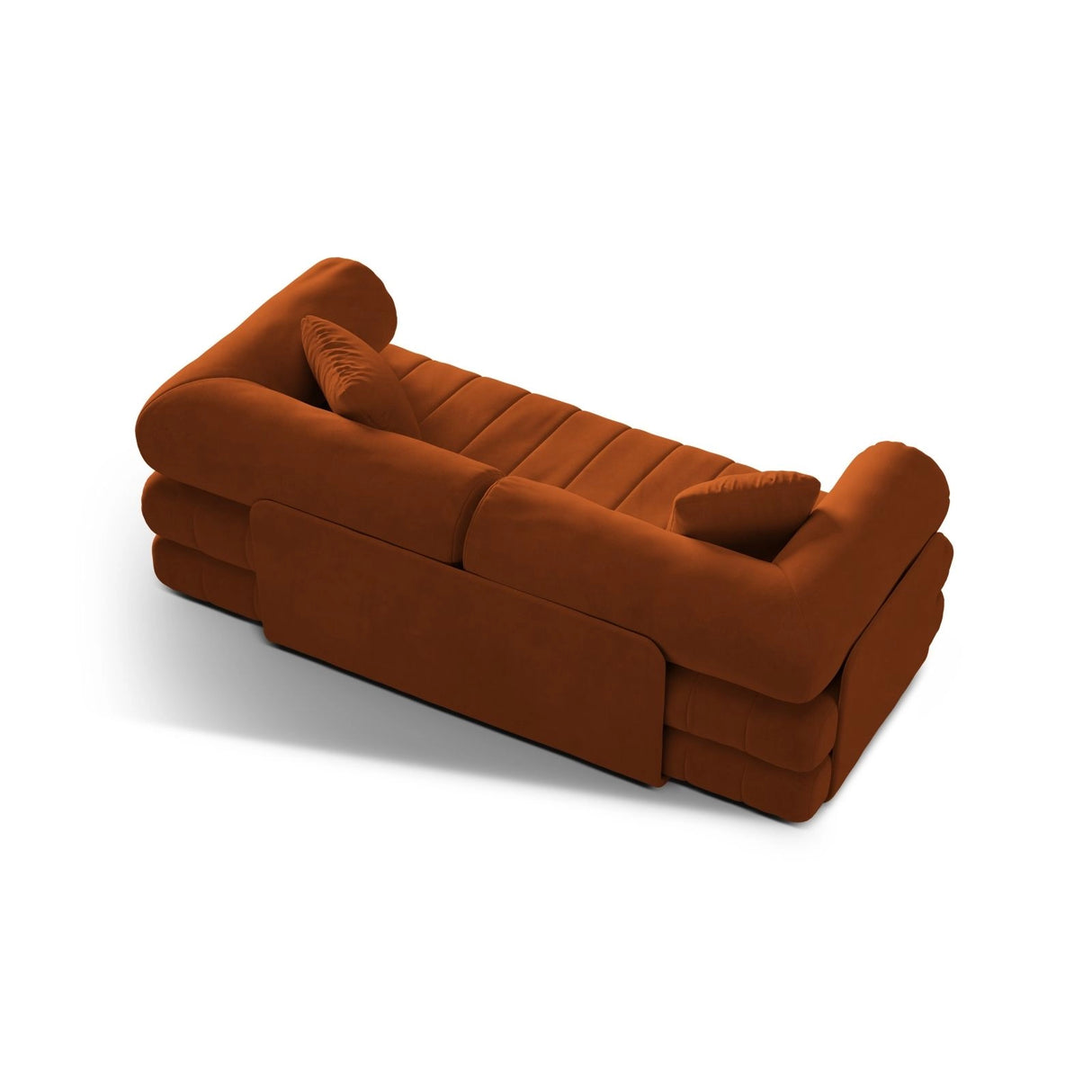 Kemi 3-Sitzer Sofa aus Samt in Terrakotta (Salvador 14), 206x95x70 cm von Cosmopolitan Design – Bild 6