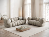 Koge 2-Sitzer Sofa aus Chenille in Dunkelbeige (Eden 4 Beige), 180x95 cm von Cosmopolitan Design – Bild 2