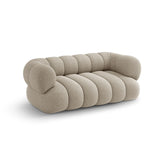Koge 2-Sitzer Sofa aus Chenille in Dunkelbeige (Eden 4 Beige), 180x95 cm von Cosmopolitan Design – Bild 4