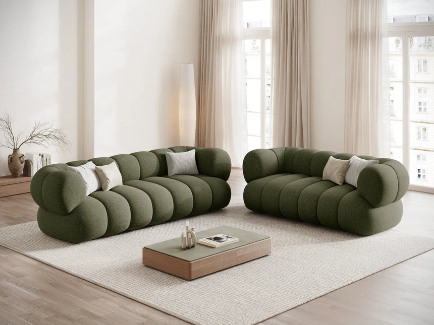 Koge 2-Sitzer Sofa aus Chenille in Grün (Eden 12 Olive), 180x95 cm von Cosmopolitan Design – Bild 2