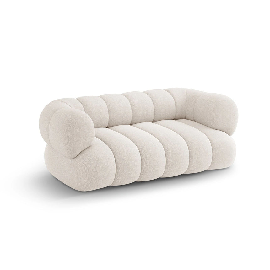 Koge 2-Sitzer Sofa aus Chenille in Leichtes Beige (Eden 2 Pearl), 180x95 cm von Cosmopolitan Design – Bild 4