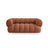 Koge 2-Sitzer Sofa aus Chenille in Ziegel (Eden 10 Terra), 180x95 cm von Cosmopolitan Design – Bild 1