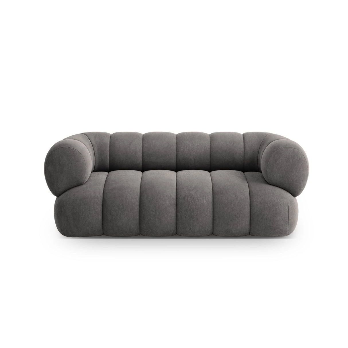 Koge 2-Sitzer Sofa aus Samt in Grau (Vogue 15), 180x95 cm von Cosmopolitan Design – Bild 1