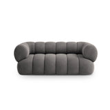 Koge 2-Sitzer Sofa aus Samt in Grau (Vogue 15), 180x95 cm von Cosmopolitan Design – Bild 1