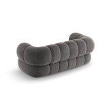 Koge 2-Sitzer Sofa aus Samt in Grau (Vogue 15), 180x95 cm von Cosmopolitan Design – Bild 5