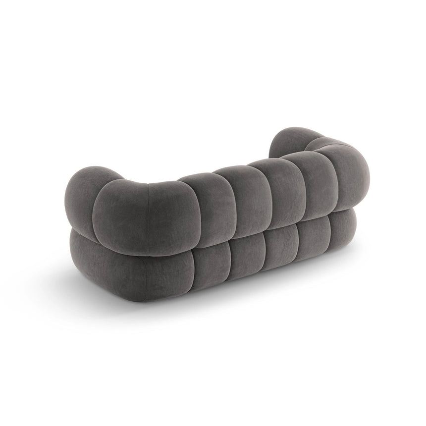 Koge 2-Sitzer Sofa aus Samt in Grau (Vogue 15), 180x95 cm von Cosmopolitan Design – Bild 5