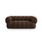 Koge 2-Sitzer Sofa aus Samt in Schokolade (Vogue 6), 180x95 cm von Cosmopolitan Design – Bild 1