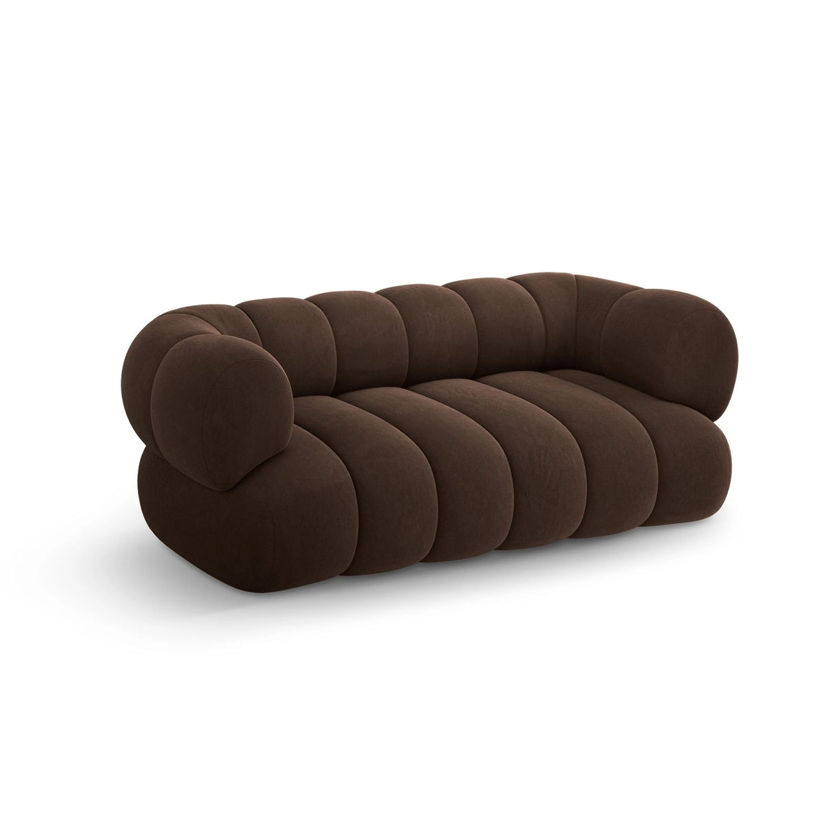 Koge 2-Sitzer Sofa aus Samt in Schokolade (Vogue 6), 180x95 cm von Cosmopolitan Design – Bild 4