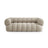 Koge 3-Sitzer Sofa aus Chenille in Dunkelbeige (Eden 4 Beige), 210x95x70 cm von Cosmopolitan Design – Bild 1