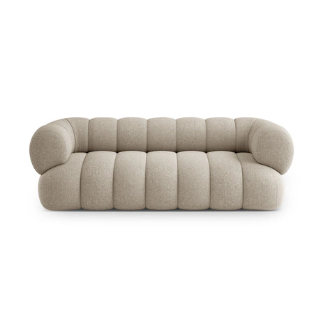 Koge 3-Sitzer Sofa aus Chenille in Dunkelbeige (Eden 4 Beige), 210x95x70 cm von Cosmopolitan Design – Bild 1