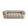Koge 3-Sitzer Sofa aus Chenille in Dunkelbeige (Eden 4 Beige), 210x95x70 cm von Cosmopolitan Design – Bild 1