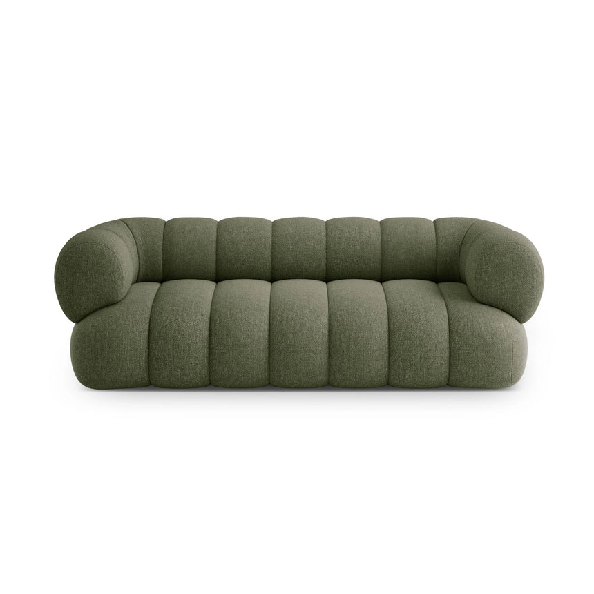 Koge 3-Sitzer Sofa aus Chenille in Grün (Eden 12 Olive), 210x95x70 cm von Cosmopolitan Design – Bild 1