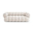 Koge 3-Sitzer Sofa aus Chenille in Hellbeige (Eden 2 Pearl), 210x95x70 cm von Cosmopolitan Design – Bild 1