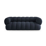 Koge 3-Sitzer Sofa aus Chenille in Marineblau (Eden 16 Deep Blue), 210x95x70 cm von Cosmopolitan Design – Bild 1
