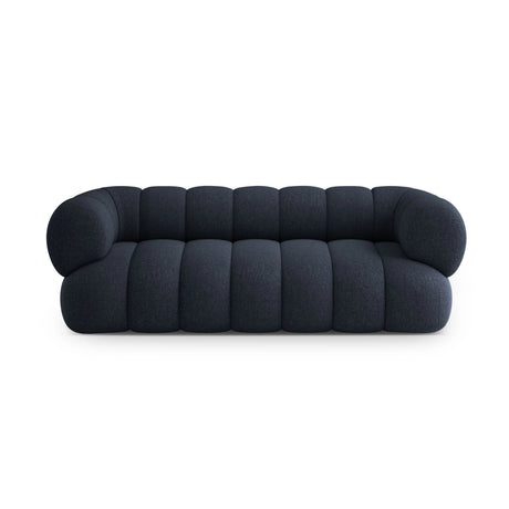 Koge 3-Sitzer Sofa aus Chenille in Marineblau (Eden 16 Deep Blue), 210x95x70 cm von Cosmopolitan Design – Bild 1