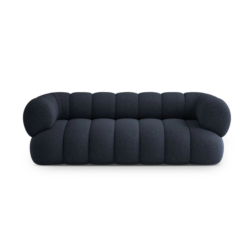 Koge 3-Sitzer Sofa aus Chenille in Marineblau (Eden 16 Deep Blue), 210x95x70 cm von Cosmopolitan Design – Bild 1