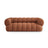 Koge 3-Sitzer Sofa aus Chenille in Ziegelstein (Eden 10 Terra), 210x95x70 cm von Cosmopolitan Design – Bild 1
