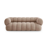Koge 3-Sitzer Sofa aus Samt in Dunkelbeige (Vogue 3), 210x95x70 cm von Cosmopolitan Design – Bild 1