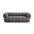 Koge 3-Sitzer Sofa aus Samt in Grau (Vogue 15), 210x95x70 cm von Cosmopolitan Design – Bild 1