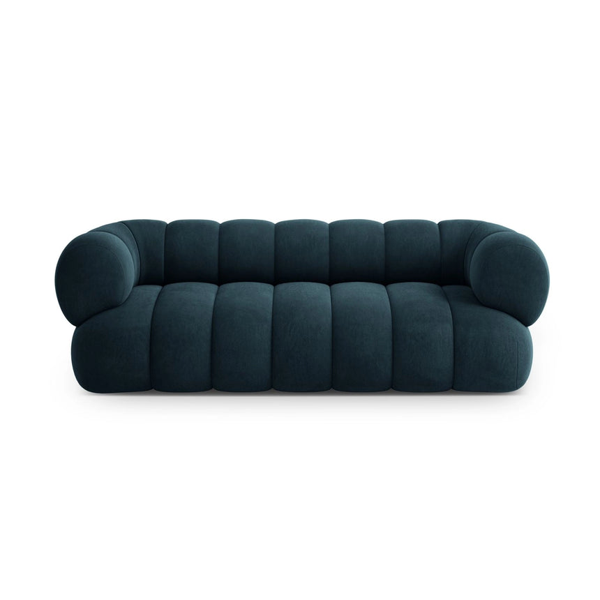 Koge 3-Sitzer Sofa aus Samt in Tiefes Petrol (Vogue 13), 210x95x70 cm von Cosmopolitan Design – Bild 1