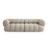 Koge 4-Sitzer Sofa aus Chenille in Dunkelbeige (Eden 4 Beige), 240x95x70 cm von Cosmopolitan Design – Bild 1