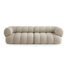 Koge 4-Sitzer Sofa aus Chenille in Dunkelbeige (Eden 4 Beige), 240x95x70 cm von Cosmopolitan Design – Bild 1
