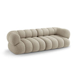 Koge 4-Sitzer Sofa aus Chenille in Dunkelbeige (Eden 4 Beige), 240x95x70 cm von Cosmopolitan Design – Bild 4