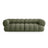 Koge 4-Sitzer Sofa aus Chenille in Grün (Eden 12 Olive), 240x95x70 cm von Cosmopolitan Design – Bild 1
