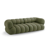 Koge 4-Sitzer Sofa aus Chenille in Grün (Eden 12 Olive), 240x95x70 cm von Cosmopolitan Design – Bild 4