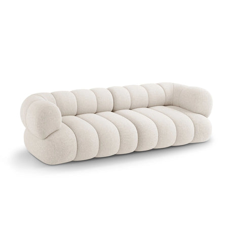 Koge 4-Sitzer Sofa aus Chenille in Hellbeige (Eden 2 Pearl), 240x95x70 cm von Cosmopolitan Design – Bild 4