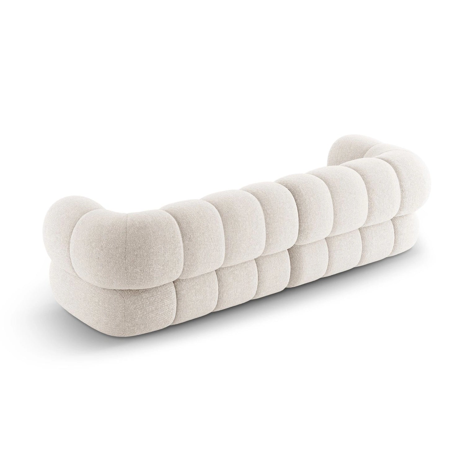 Koge 4-Sitzer Sofa aus Chenille in Hellbeige (Eden 2 Pearl), 240x95x70 cm von Cosmopolitan Design – Bild 5