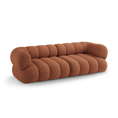 Koge 4-Sitzer Sofa aus Chenille in Ziegelstein (Eden 10 Terra), 240x95x70 cm von Cosmopolitan Design – Bild 4